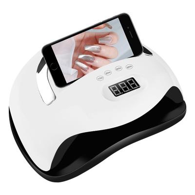 China Author Sensor LED UV Lamp for Nail Dryer 168W Manicure Nail Lamp Curing Nail Polish for sale