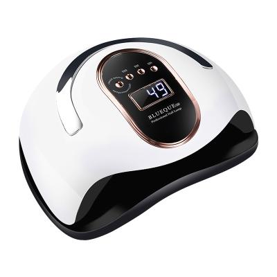 China 168W Nail Lamp UV Faster Gel Dryer Gel Nail Lamp 168W LED Lamp Sensor Auto Gel Polish Professional Fast Curing Machine With 4 Timer Setting for sale