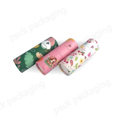 China Factory Wholesale Recyclable White Cardboard Air Freshener Twist Up Tubes Eco Friendly Cosmetic Containers for sale