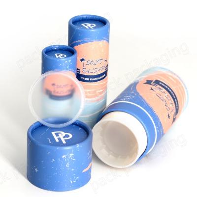 China Eco - Friendly Recyclable Cardboard Mens Deodorant Safe Packaging Lift Up Roll On Paper Tube for sale