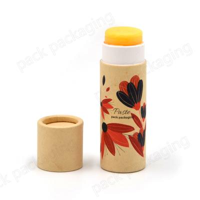 China China Manufacturer Recyclable Wholesale Kraft Paper Lift Up Paper Tube For Lipstick Deodorant Tube for sale