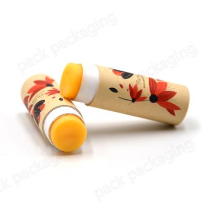 China Low price 2.5oz deodorant stick container recyclable paper wrapping paper lift up tube for lip balm for sale