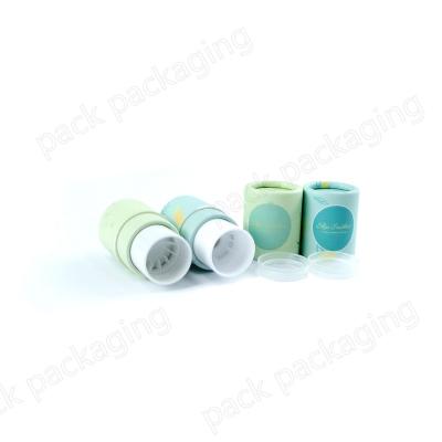 China Recyclable Special Hot Selling Cosmetic Round Tube Packaging Paper Lip Balm for sale