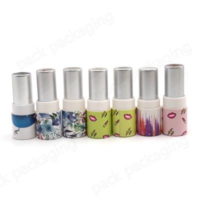 China Various eco-friendly good quality recyclable empty lipstick tube cardboard lip balm container for sale