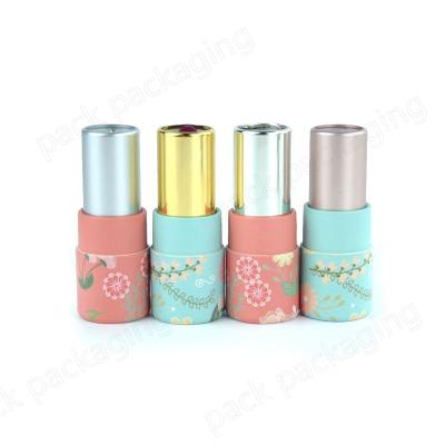 China Recyclable Natural Cardboard Custom Printed Cosmetic Lipstick Tube Makeup Packaging Packaging Twist Up Tube For Lipstick for sale