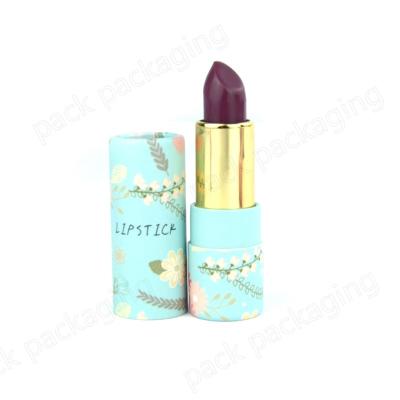 China Matte Red Round Custom Design Recyclable High Quality Lipstick Container Food Grade Aluminum Lipstick Tube Packaging for sale