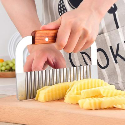 China XIANGDA French Fries Slicer Viable Vegetable Salad Cutting Knife Fold Cutter Knife for sale