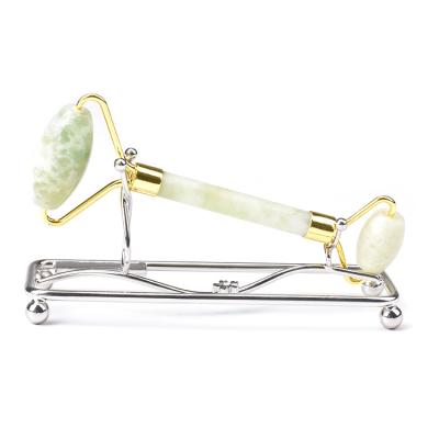 China Hand Held Gemstone High Quality Anti Aging Message Manual Natural Skin Care Jade Roller For Face for sale