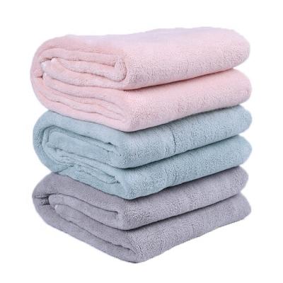 China QUICK DRY Ready to Ship Available Microfiber Bath Towel Hotel Bath Towel Luxury Quick Dry Large Size Microfiber Towel for sale