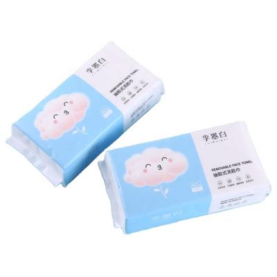 China Wholesale Facial Massage Skin Care Cotton Cloth Makeup Remover Cotton Facial Cleansing Dry Facial Tissue Paper for sale