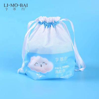 China Disposable Facial Towelettes Cotton Face Towel Tissue Cosmetic Makeup Remover Cloth Daily Cleansing Facial Cloth for sale