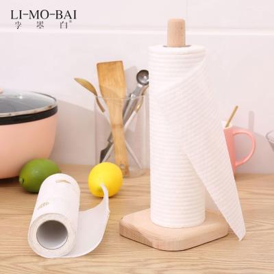 China Durable Washable Lazy Dry Wet Dual-Use Kitchen Cloth Nonwoven Roll Cloth Rolls Durable Cleaning Cloth for sale