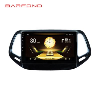 China Android Car Dvd Radio Barfond Universal 10 Inch Android For Jeep Compass 2 2016-2018 WiFi Car Radio Players With Car Video Camera 2 Din for sale