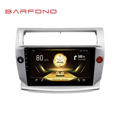 China Android Car Dvd Radio 9 Inch Touch Screen Auto Radio Rearview Car Dvd Radio Barfond 2 Din Stereo 9 Inch Multimedia Player For Citroen C-Quatre 2008-2011 for sale