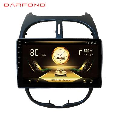 China Head Unit Audio Navigation&GPS Radio Auto Stereo Player Car Barfond Android Touch Screen IPS For Peugeot 206 2000-2012 for sale