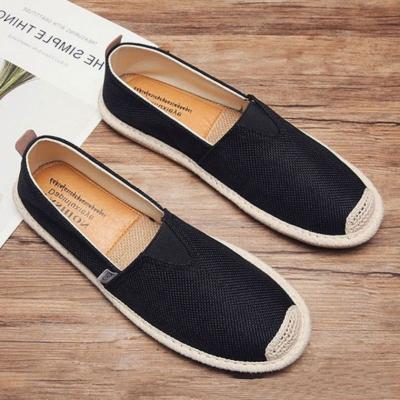 China Lightweight Chinese Style Beanie Casual Men Shoes 2021 Summer Canvas Woven for sale