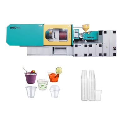 China Horizontal High Speed ​​Thin-wall Puff Cups Injection Molding Machine Plastic Ice Cream Cup Molding Machine Price for sale