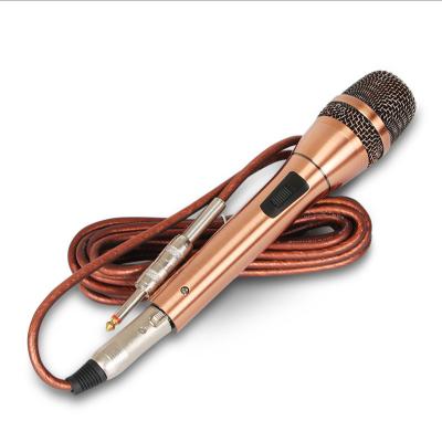 China Handheld Karaoke Mic Professional Microphone Mike Handheld Microphone Wholesale Price Conference Studio Wired Dynamic Microphone For Sale for sale