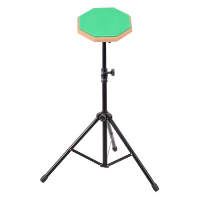 China Wholesale Professional Percussion Rubber Mesh Mute Drum Mute Drum 8 Inch Practice Pad Drum Set With Stand for sale