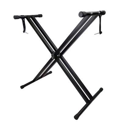 China Electronic Folding Portable Music Stand Iron X Piano Stand Keyboard Stand Professional for sale