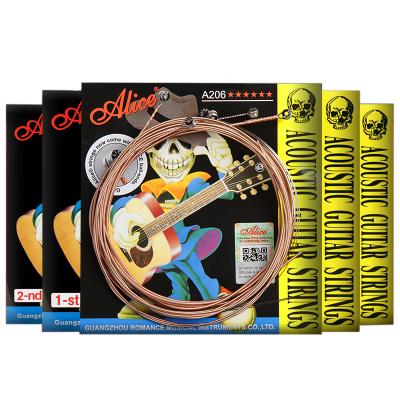 China Wholesale Fashionable Corda_De_Violao_Bulk_Senar_Gitar_Cuerdas_De_Guitarra Alice Acoustic Guitar String for sale