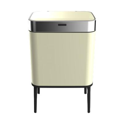 China 2022 NEW Wholesale Automatic Large Square Business Kitchen 75L Desktop Sensor Electronic Trash Can for sale