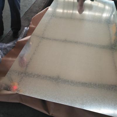 China Roof Decorative Tianjin Steel Plate Zero Spangle Galvanized Ironed Sheet for sale