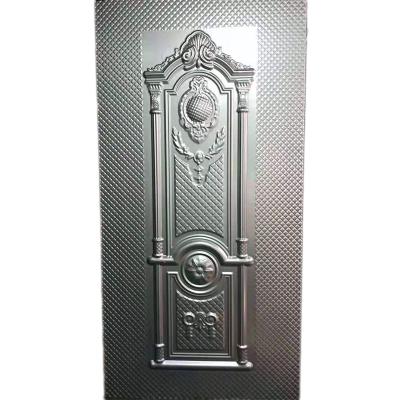 China Modern Accept Customized Steel Door Panel Steel French Door Metal Door Skin Plate for sale