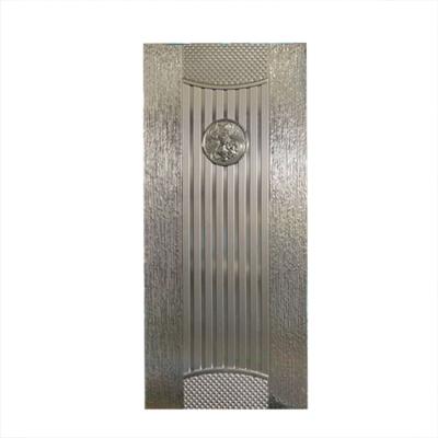 China Sound Insulation New Arrival Modern Design Security Steel Door Embossed Plate Galvanized Embossed Steel Door Skin for sale