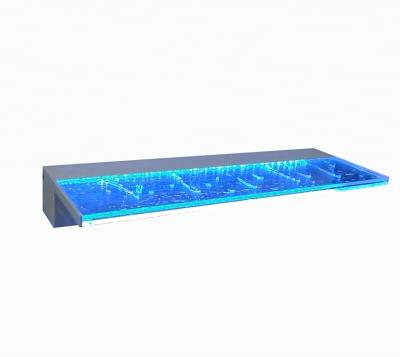 China Easy Install LED Waterfall Waterfall Pond Waterfall Acrylic Spillway For Outdoor Decoration for sale