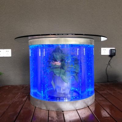 China Modern LED light table used for bar and kids game water bubble table coffee table for sale