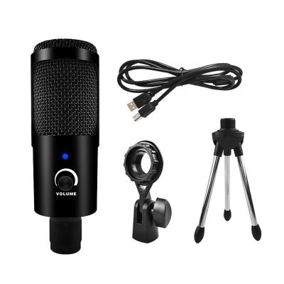 China Dynamic USB microphone recording studio condenser microphone microfono desktop computer broadcasting microphone for sale