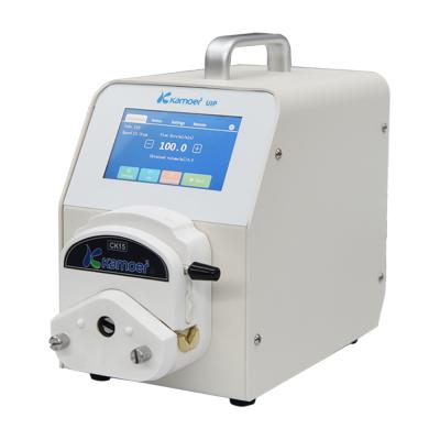 China Kamoer Food and Beverage Industry PIO Lab Peristaltic Pump with Steppetr Motor, Wifi Control, High Flow Rate, Foot Switch Support, Touch Screen for sale