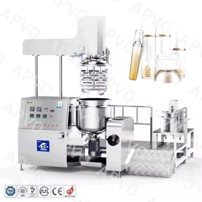 China 50L 100L Homogenizer Mixer For Cosmetics Cream With Hydraulic Lift for sale