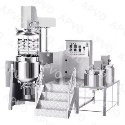 China 200KG/Batch Cosmetic Emulsifier Mixer Facial Cosmetic Cream Mixer 200L for sale