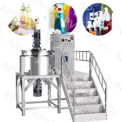 China 200L Liquid Detergent Mixer Stainless Steel Shampoo Making Machine for sale