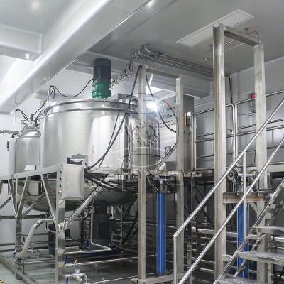 China Industrial Syrup Manufacturing Machine Stainless Steel Heating Mixer Tank For Lotion for sale