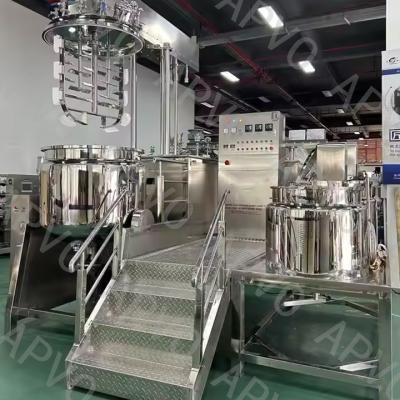 China Single / Double Mixing Way Vacuum Emulsifier Homogenizer For High Viscosity Product for sale