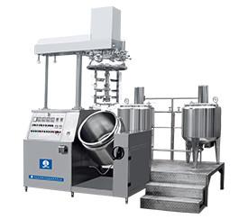 China 50L-10000L Vacuum Emulsification Machine Cosmetic Homogenizer Mixer High Stability for sale