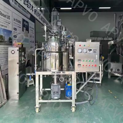 China Tanque de mistura de detergente líquido de 100 L com homogeneizador para líquido de lavagem de mãos 3000 RPM à venda