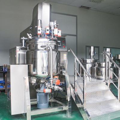 China Cosmetic & Pharmaceutical Equipment‌  Vacuum Homogenizing Emulsifier for Creams, Lotions & Food Processing Hydraulic Lift for sale