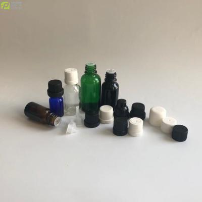 China 5ml 10ml 15ml Small Dropper Cosmetic Glass Tamper Vial Bottle Dripolator 5ml 10ml 15ml Cap Orifice Reducer Visible Insert Insert for sale