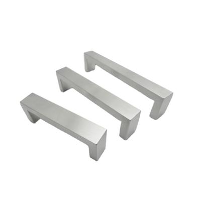 China Modern 98mm Square Stainless Steel Sideboard Handles VT-01.007 for sale