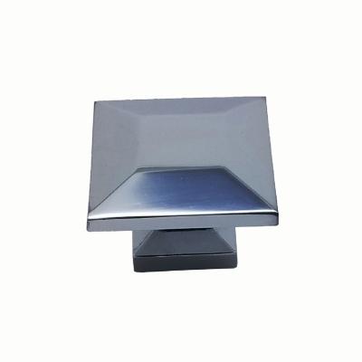 China Furniture Modern Cabinet Door Handles Zinc Alloy Square Push Button 01.176 for sale