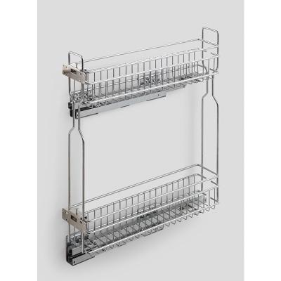 China Sustainable Hot Selling Furniture Kitchen Basket Stainless Steel Pull Out Drawer Wire Basket VT-09.522 for sale