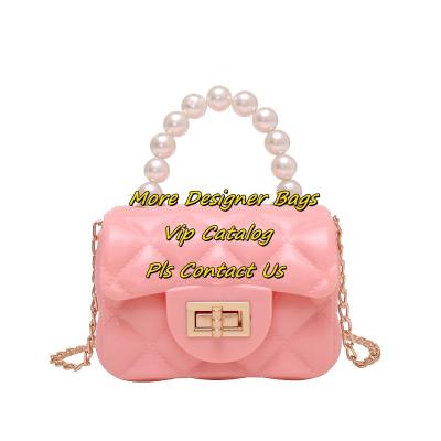 China Fashion bag pour bulk cute handbags wholesale cute handbags women bolsas pvc handbags cheap bags to freeze purse coin purse pearl bag for sale