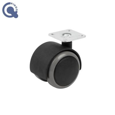 China Best Quality Modern Insert Wheel For Cable Adjustable Trolley Caster Furniture Caster Twin Wheels for sale