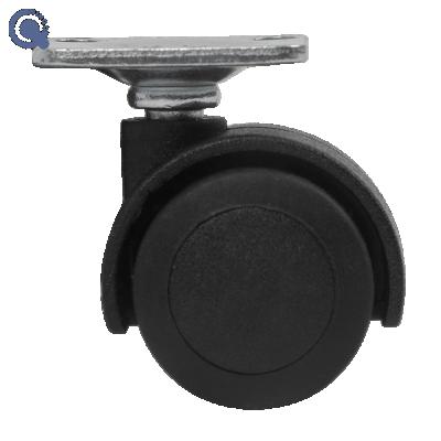 China Office Chair Caster Swivel Polyurethane 50 Mm Dia Small Caster Wheel for sale