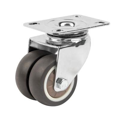 China Modern Caster Netting TPR Small Swivel Casters Wheel Caster for sale