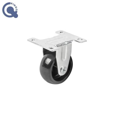 China Flat Free 1.5 Inch 2 Inch 3 Inch PP Nylon Industrial Furniture Swivel Caster Wheels for sale